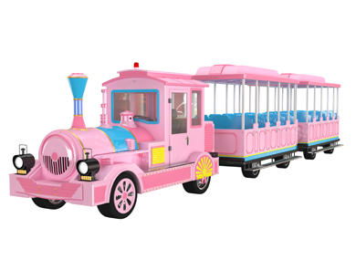 無軌觀光小火車粉色色