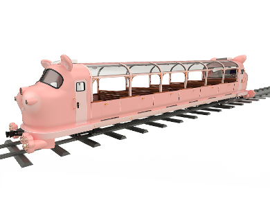 定制觀光小火車卡通犬